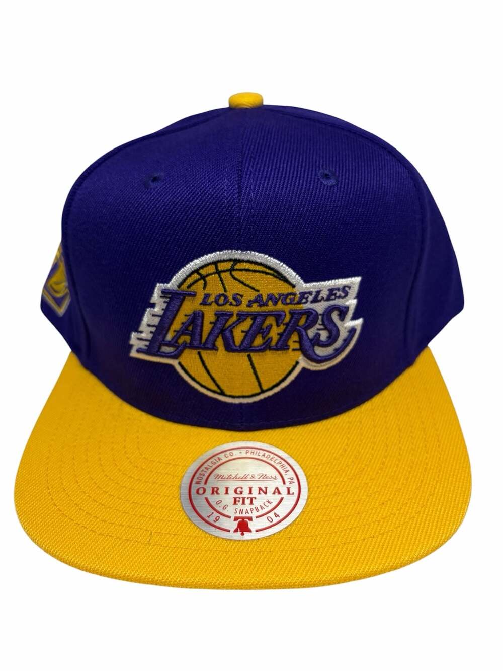 Mitchell & Ness Los Angeles Lakers NBA Basic Snapback Hat One Size